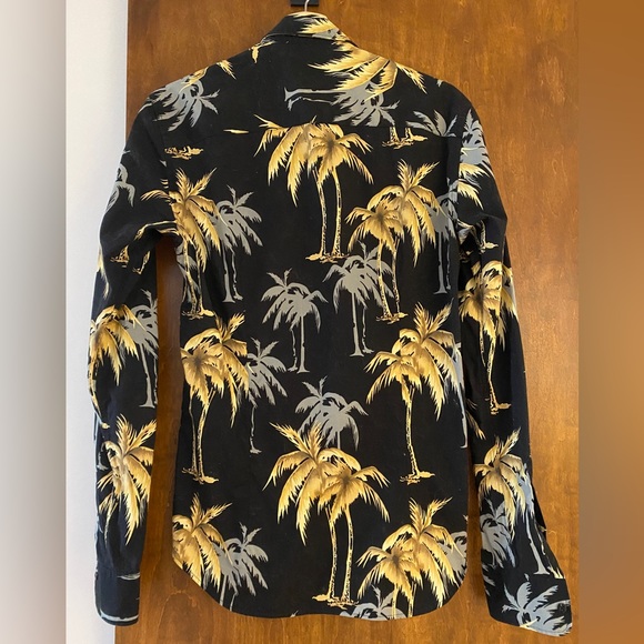 Scotch & Soda Flashy Palm Tree Print Shirt - Picture 4 of 4